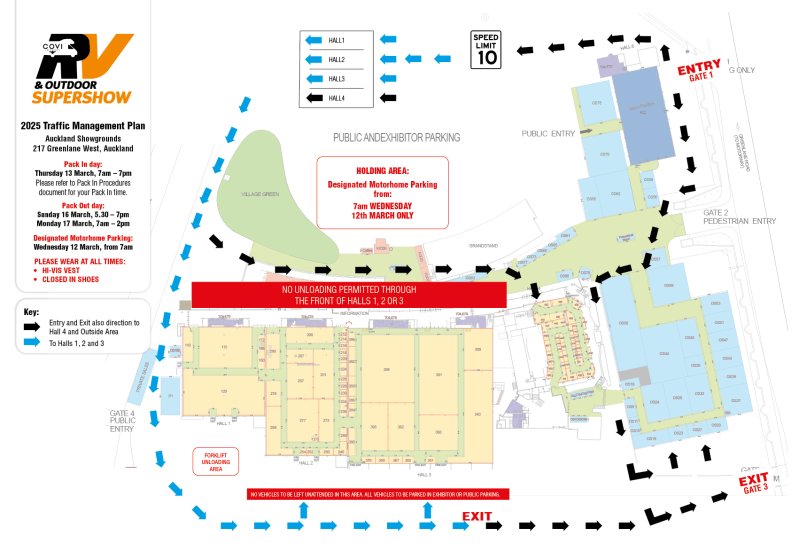 Traffic Management Plan for Covi SuperShow