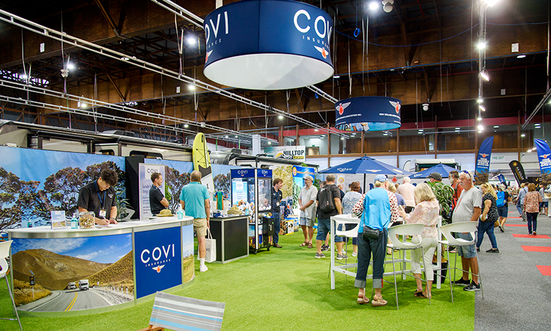 Covi Insurance stand at the 2025 Covi SuperShow Covi Insurance stand at the 2025 Covi SuperShow